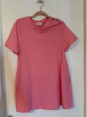 Sezane Pink T Shirt Dress